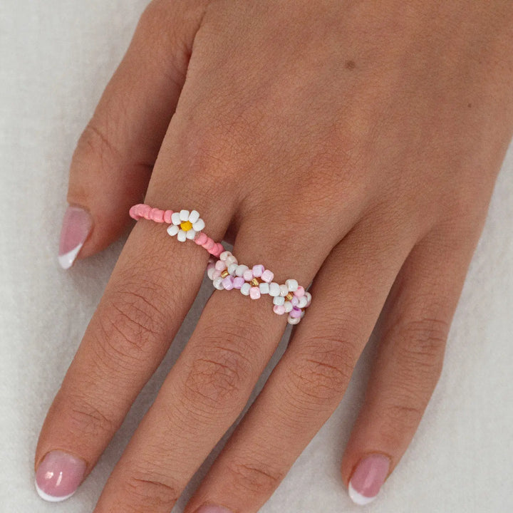 Elsa - Flower Bead Ring