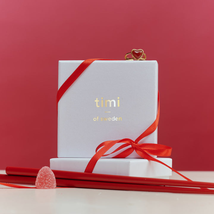 ソニア - ジェリーハートスタッドピアス ステンレススチール