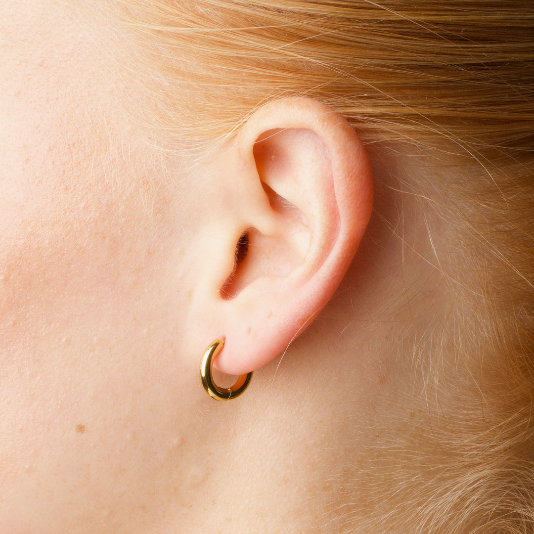 ホリー - フープイヤリング 13mm ステンレススチール