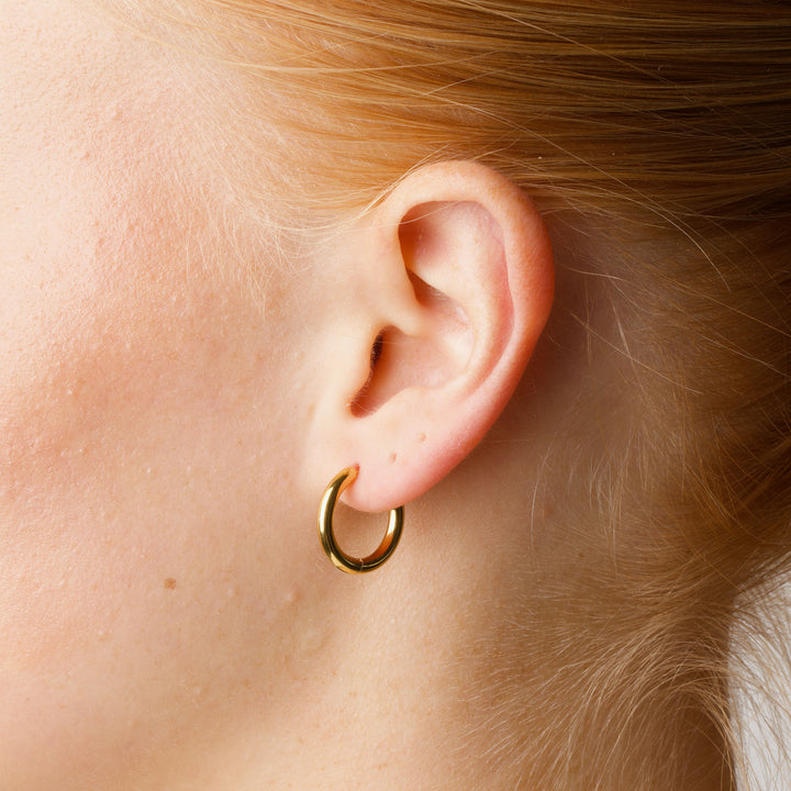 ホリー - フープイヤリング 17mm ステンレススチール