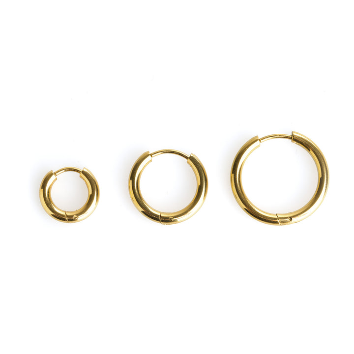 ホリー - フープイヤリング 21mm ステンレススチール