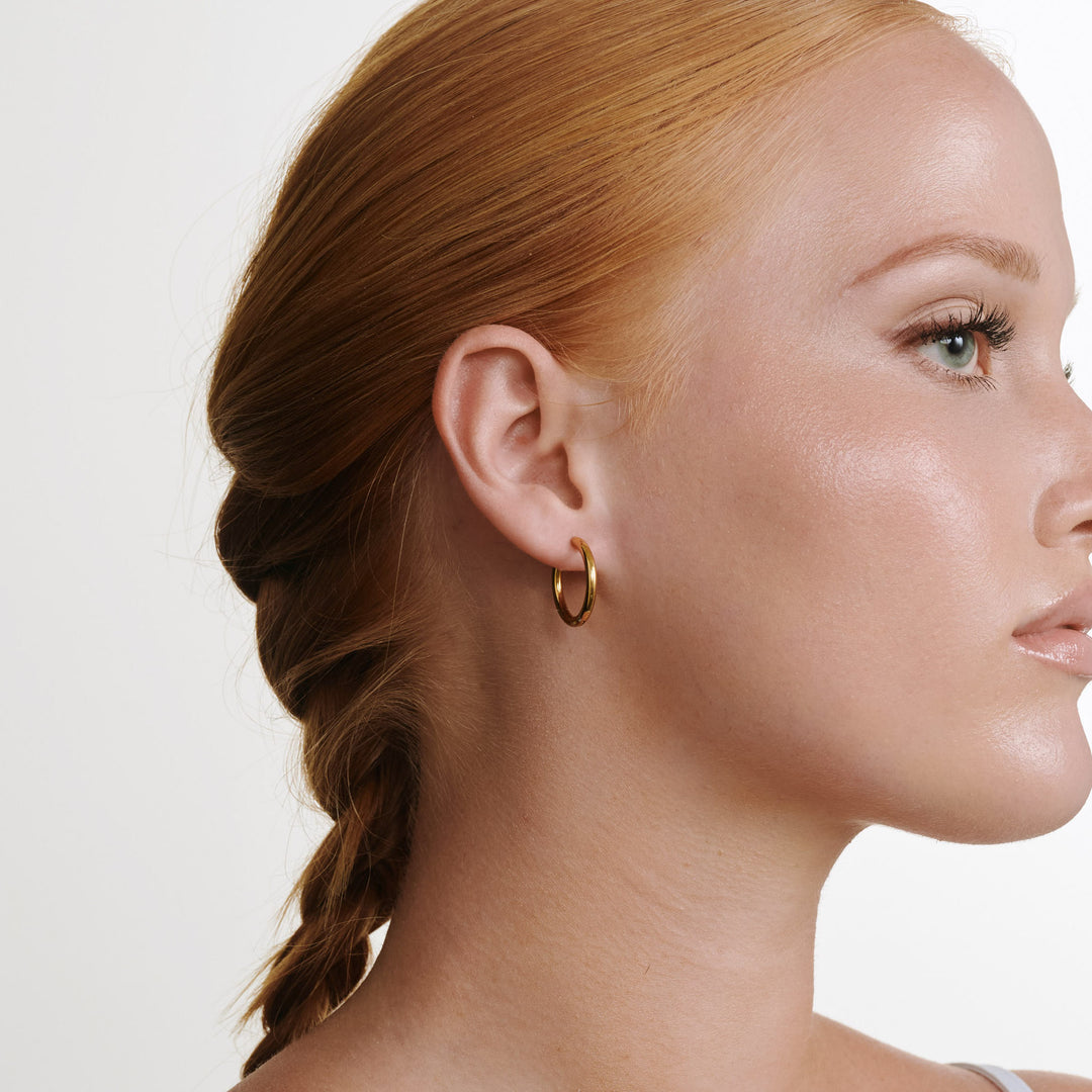 ホリー - フープイヤリング 21mm ステンレススチール