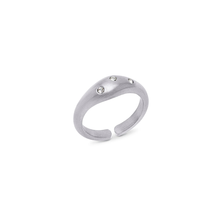 Eline - Crystal Ring Stainless Steel