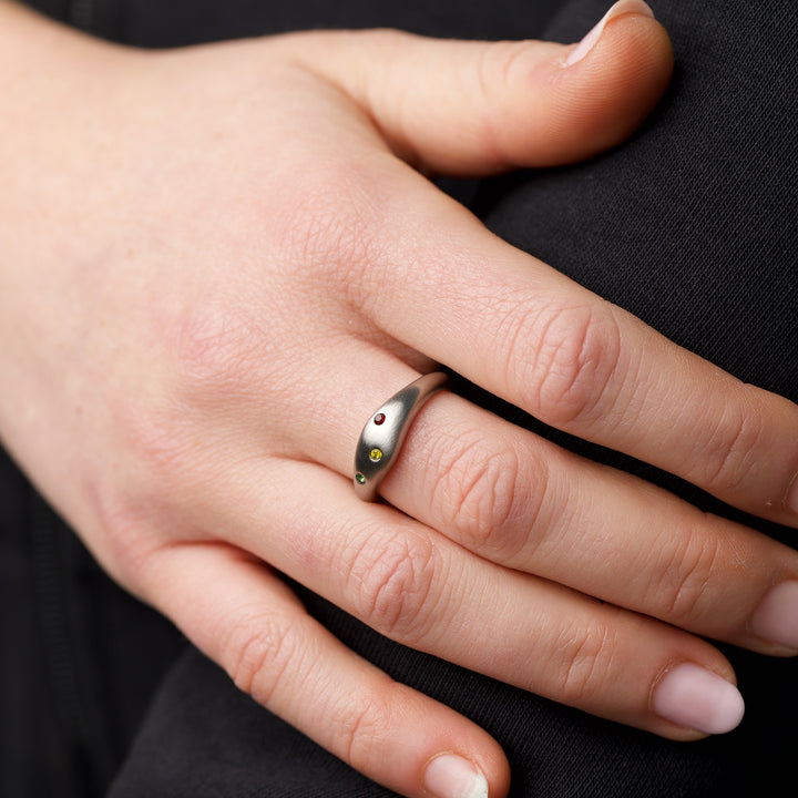 エライン - クリスタルリング ステンレススチール