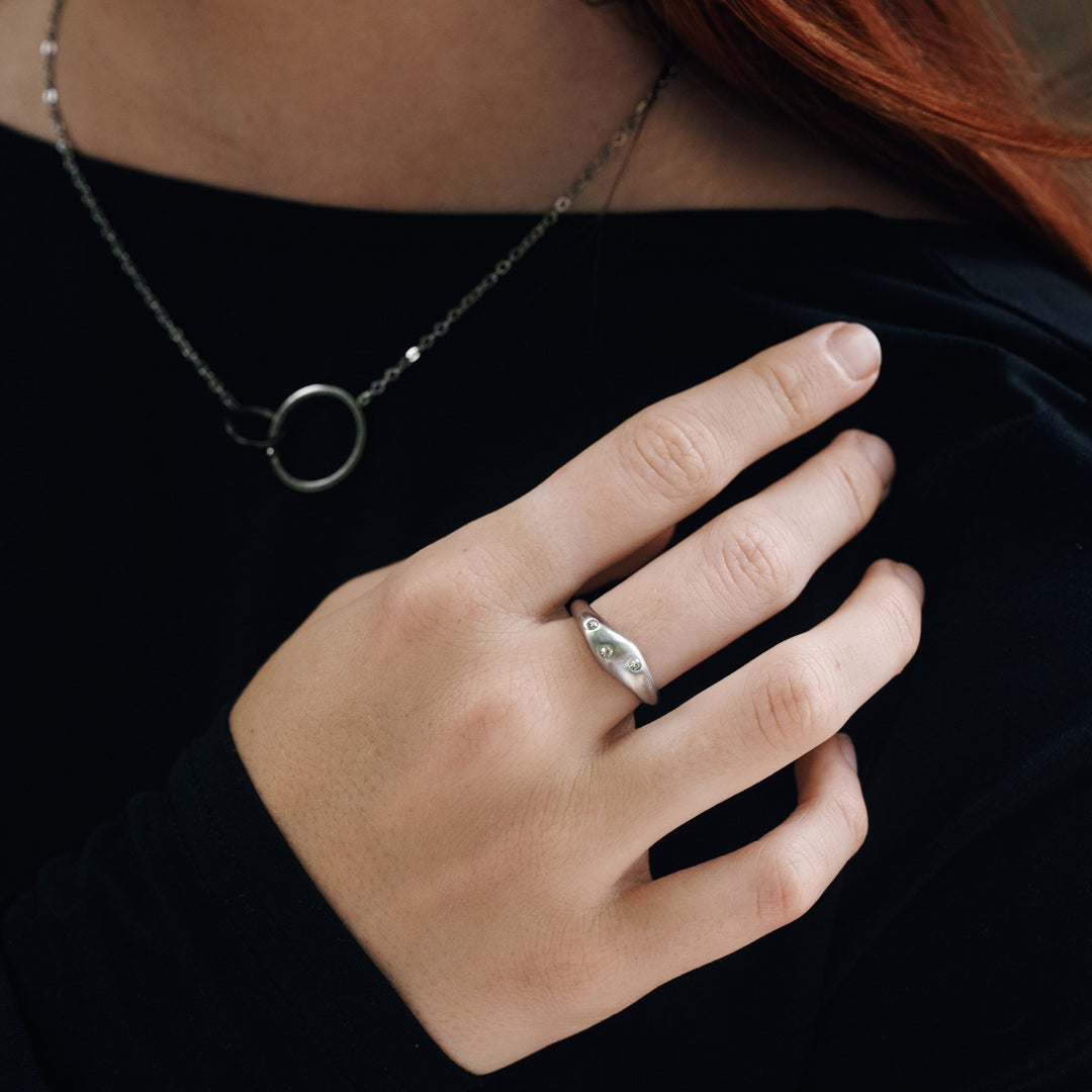 エライン - クリスタルリング ステンレススチール