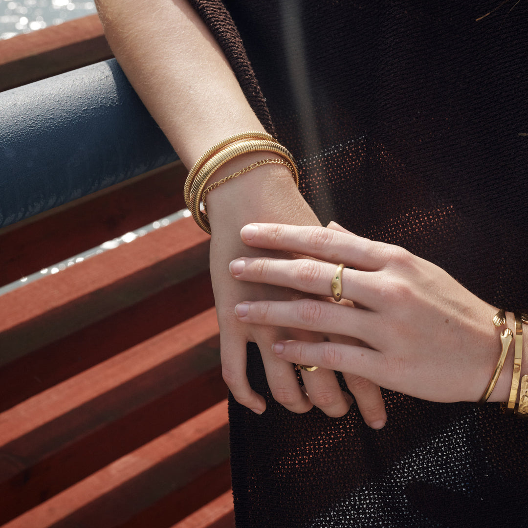 ヘッダ - チェーンブレスレット ステンレススチール