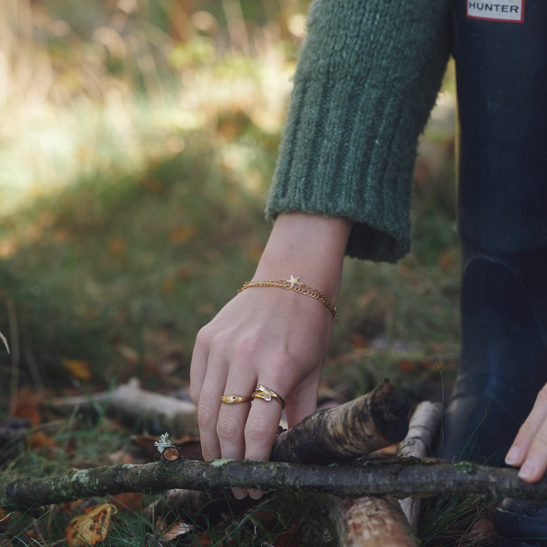 ヘッダ - チェーンブレスレット ステンレススチール