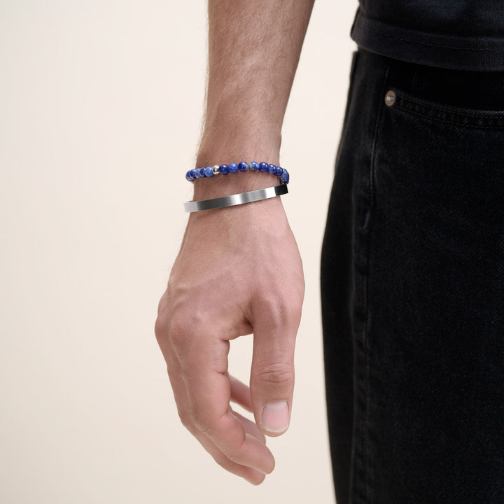 トリスタン - スリークバングルブレスレット ステンレススチール