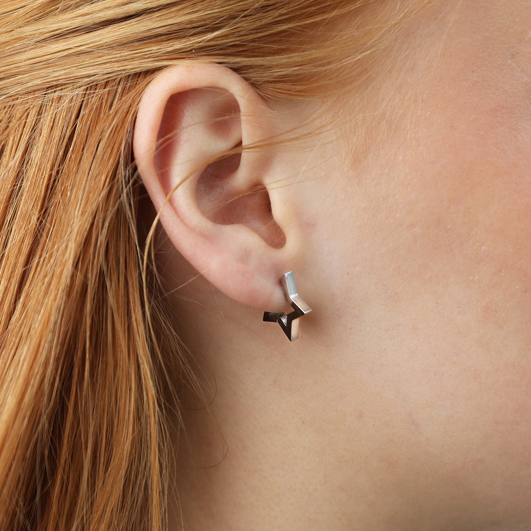 Vilda - スターフープイヤリング ステンレススチール