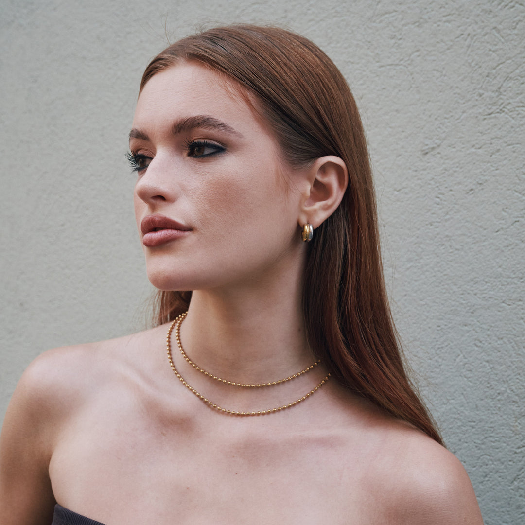 Vendela - デュオスタッドピアス ステンレススチール