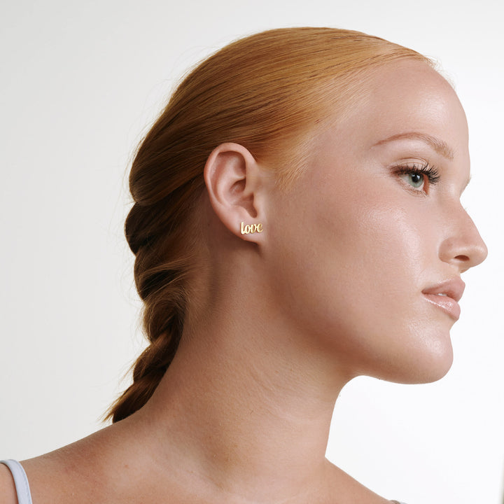 Ina - ラブユー スタッドピアス ステンレススチール
