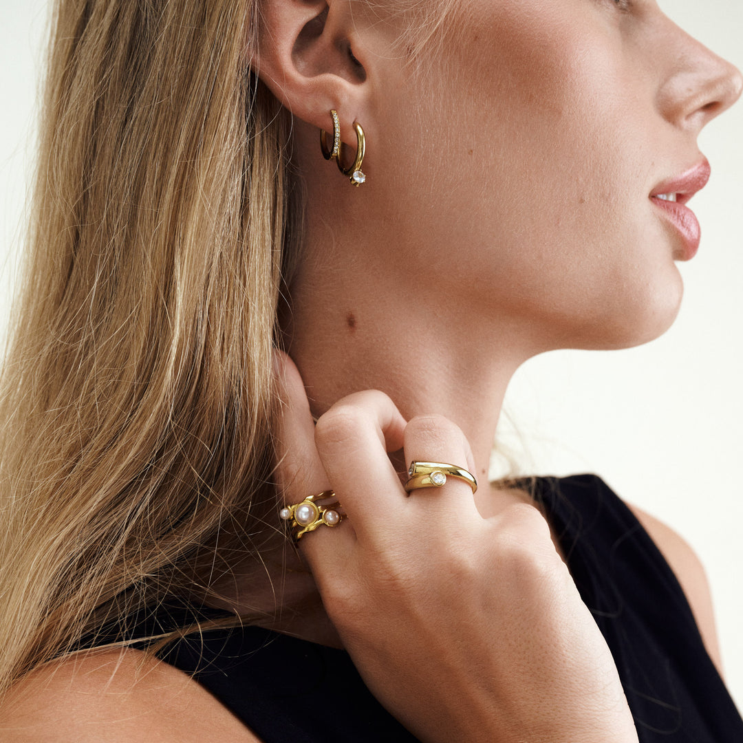 ジェニナ - パールリング ステンレススチール