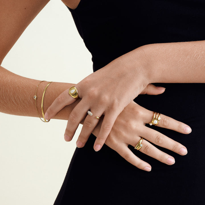 ジェニナ - パールリング ステンレススチール