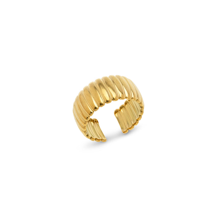 ノヴァ - リブ付きリング ステンレススチール