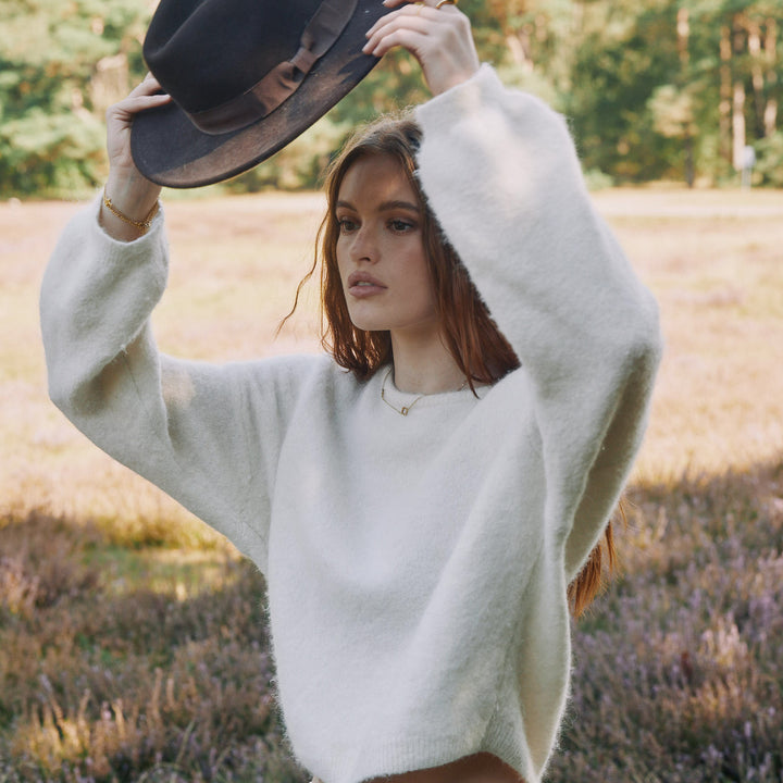 ジェナ - クローバーネックレス ステンレススチール