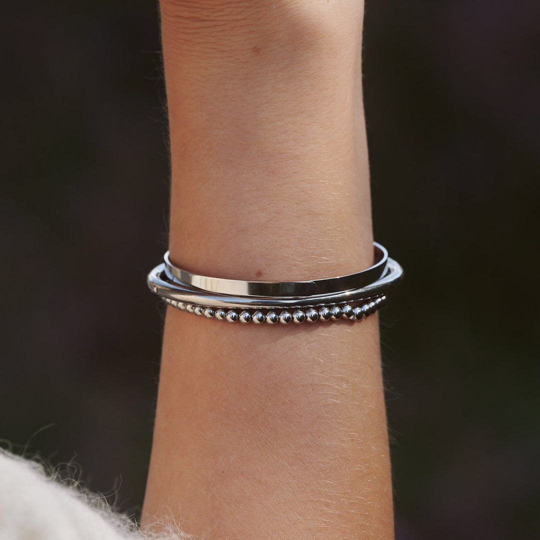 マイケン - ボールチェーンブレスレット ステンレススチール