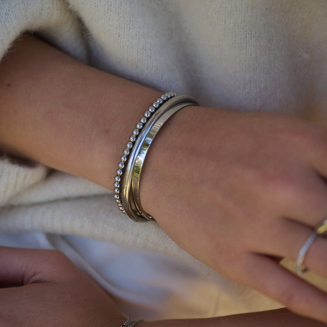 マイケン - ボールチェーンブレスレット ステンレススチール