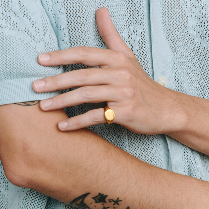 イアン - サインetリング ステンレススチール