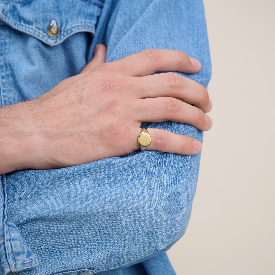 イアン - サインetリング ステンレススチール