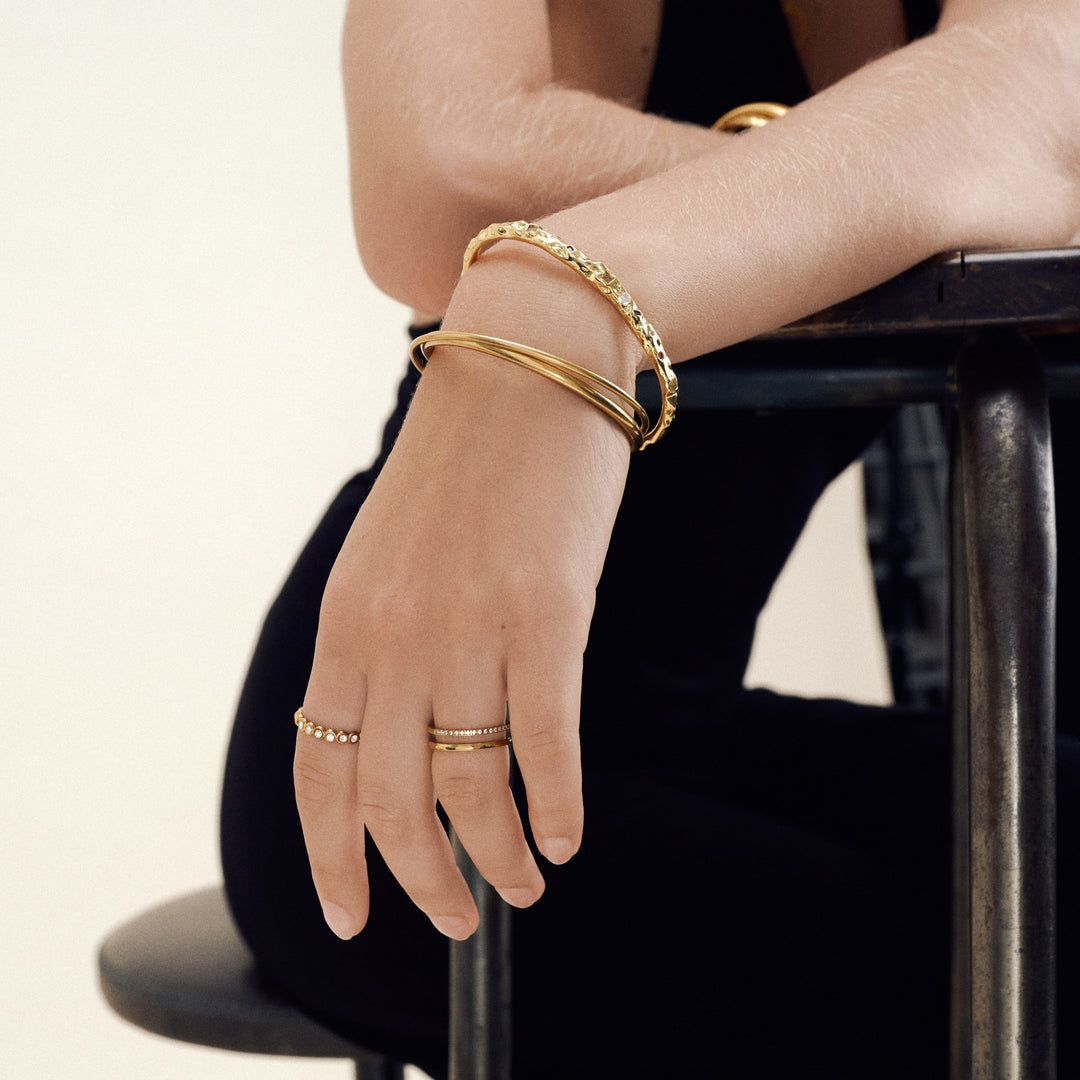 ペルニラ - クリスタルリング ステンレススチール