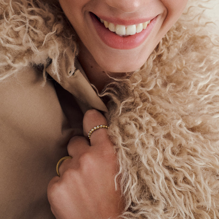 ペルニラ - クリスタルリング ステンレススチール