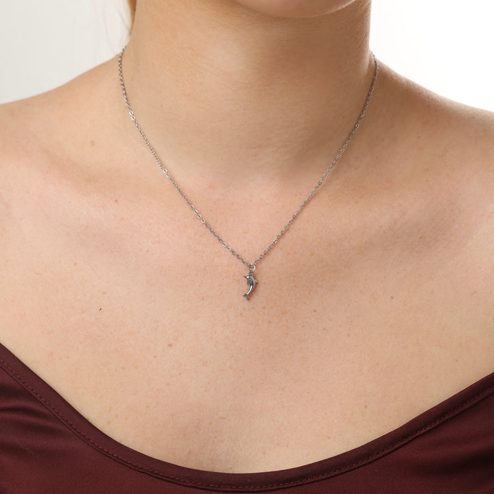 Eilora - Dolphin Necklace Stainless Steel