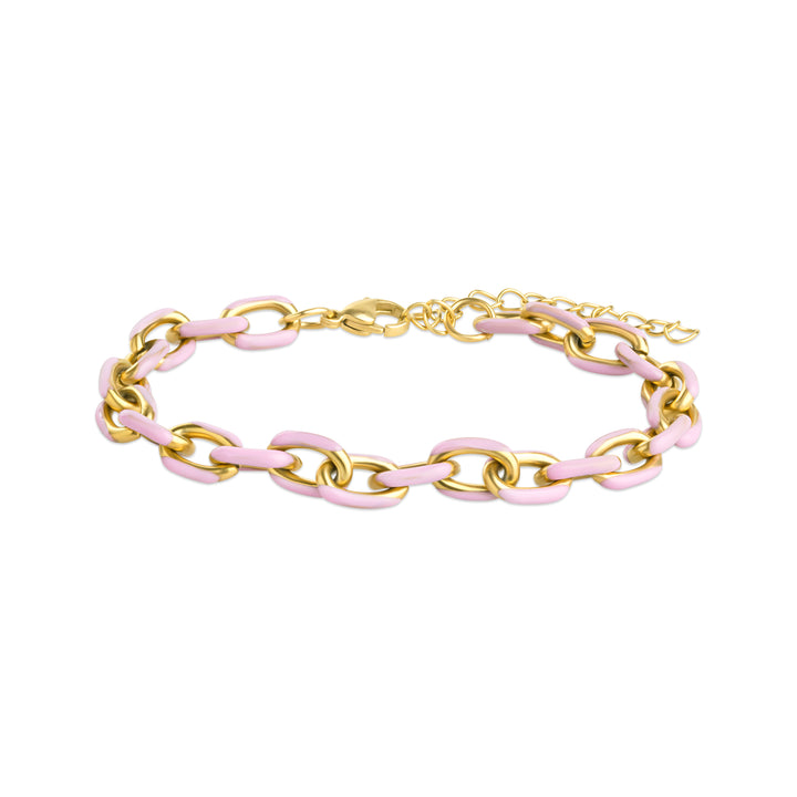 Ines - Colorful Link Bracelet Stainless Steel