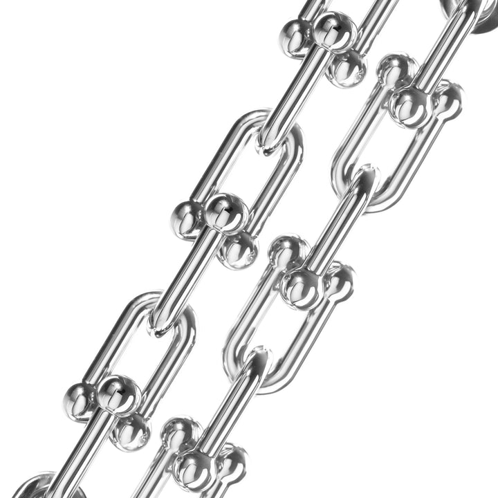 Betty - Paperclip Link Necklace Stainless Steel