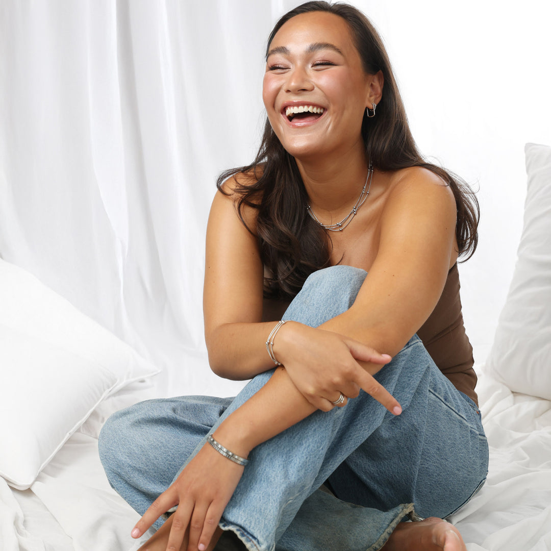 小田 - 多連珠の首飾り ステンレス鋼