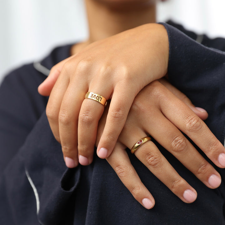 Jive - Love Letter Ring Stainless Steel