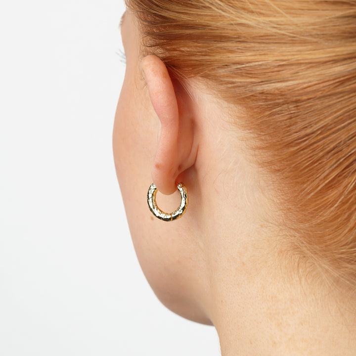 Hildur - オーガニック フープピアス ステンレススチール