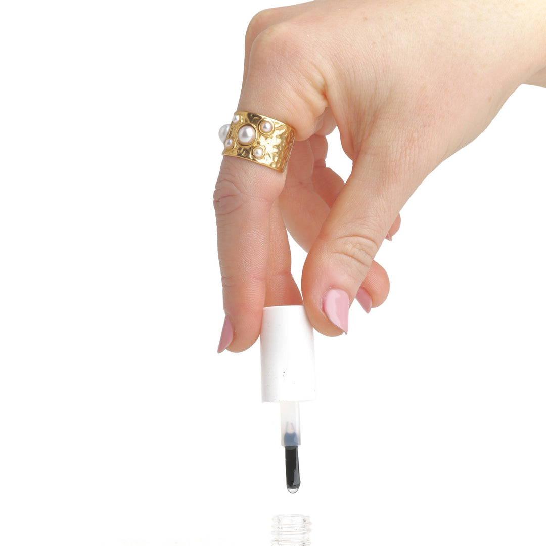 ケルスティン - ハンマードパールリング ステンレススチール