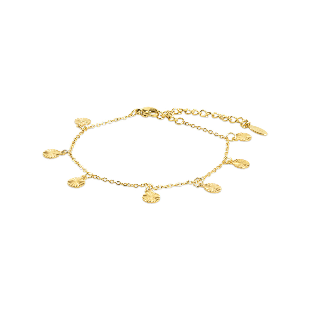 リヴ - コインチャームブレスレット ステンレススチール