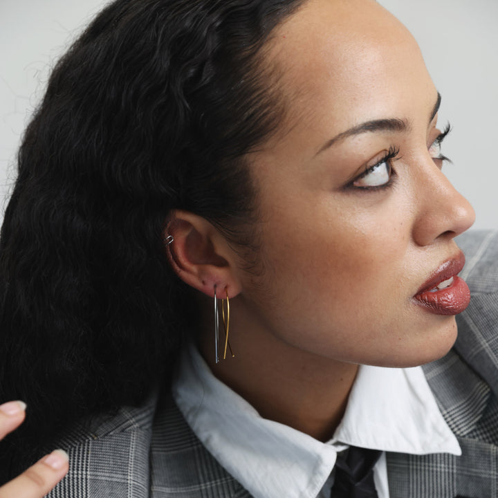 ゼファー - ワイヤーループイヤリング ステンレススチール