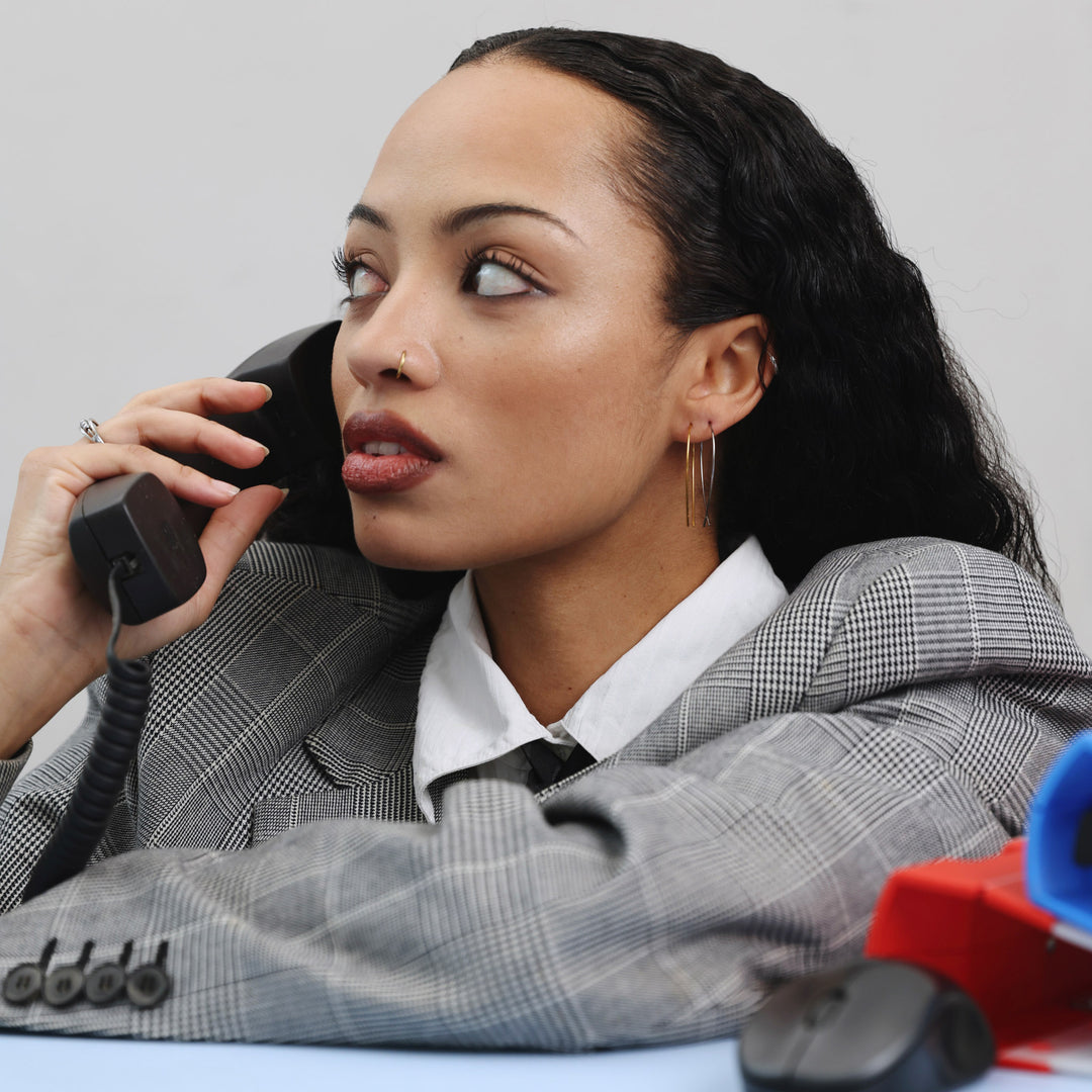 ゼファー - ワイヤーループイヤリング ステンレススチール