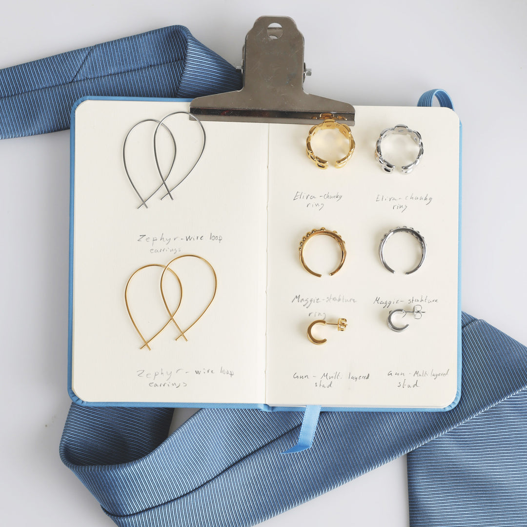 ゼファー - ワイヤーループイヤリング ステンレススチール