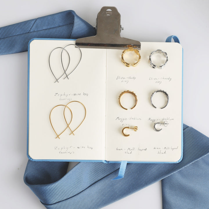 ゼファー - ワイヤーループイヤリング ステンレススチール