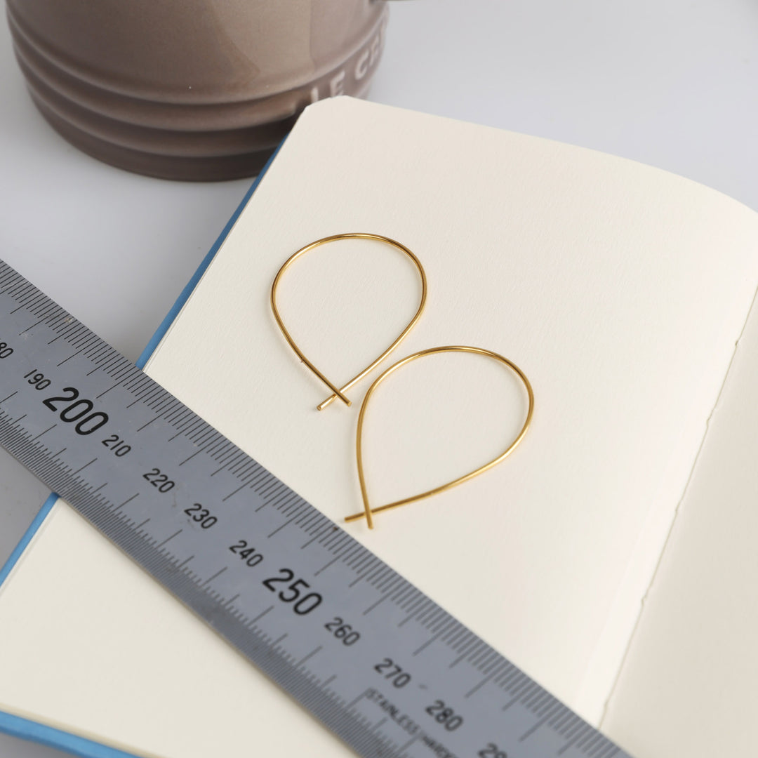 ゼファー - ワイヤーループイヤリング ステンレススチール