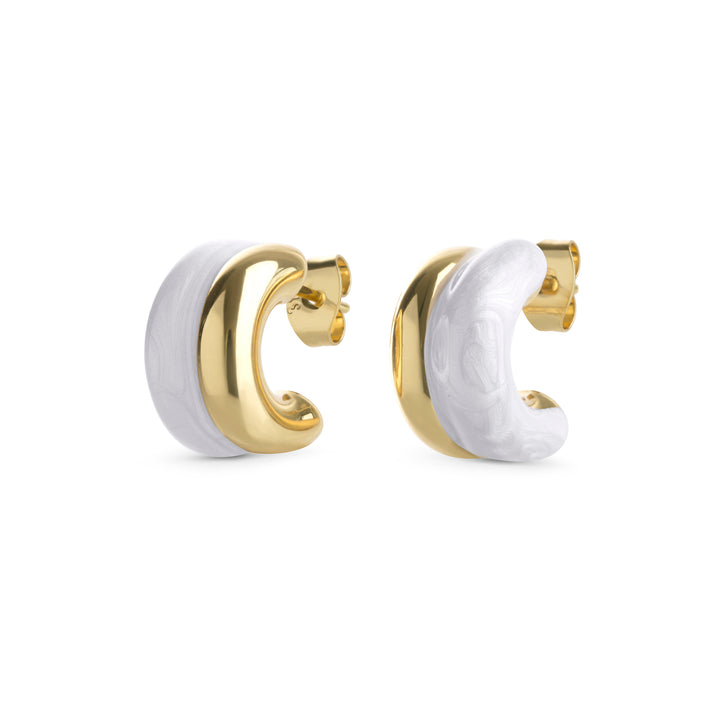 Engla - Duo Stud Earrings Stainless Steel