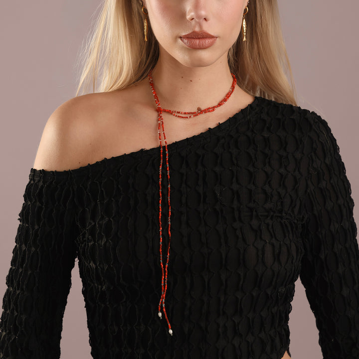 エルナ - フィッシュフープピアス ステンレススチール