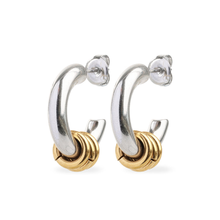 ルナ - Hoops スタッドピアス ステンレススチール