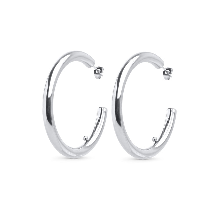 ペグ - スリーク Hoops スタッドピアス ステンレススチール