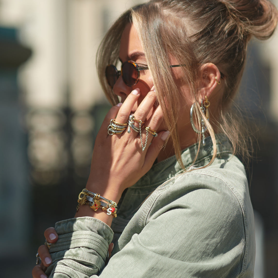 Inez - Triple Statement Ring Stainless Steel