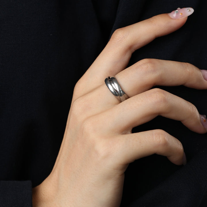 Alvy - Twist Ring Stainless Steel