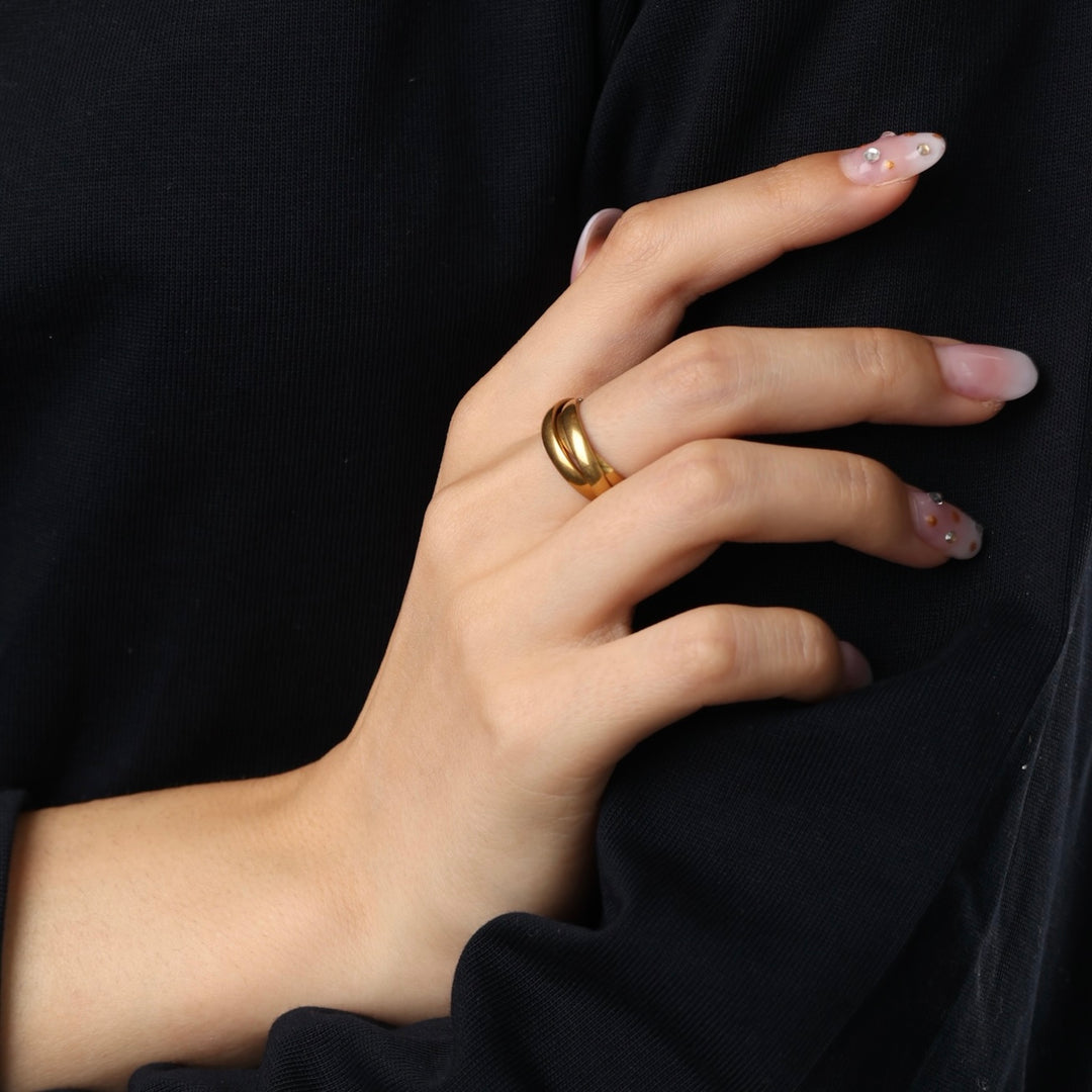 Alvy - Twist Ring Stainless Steel