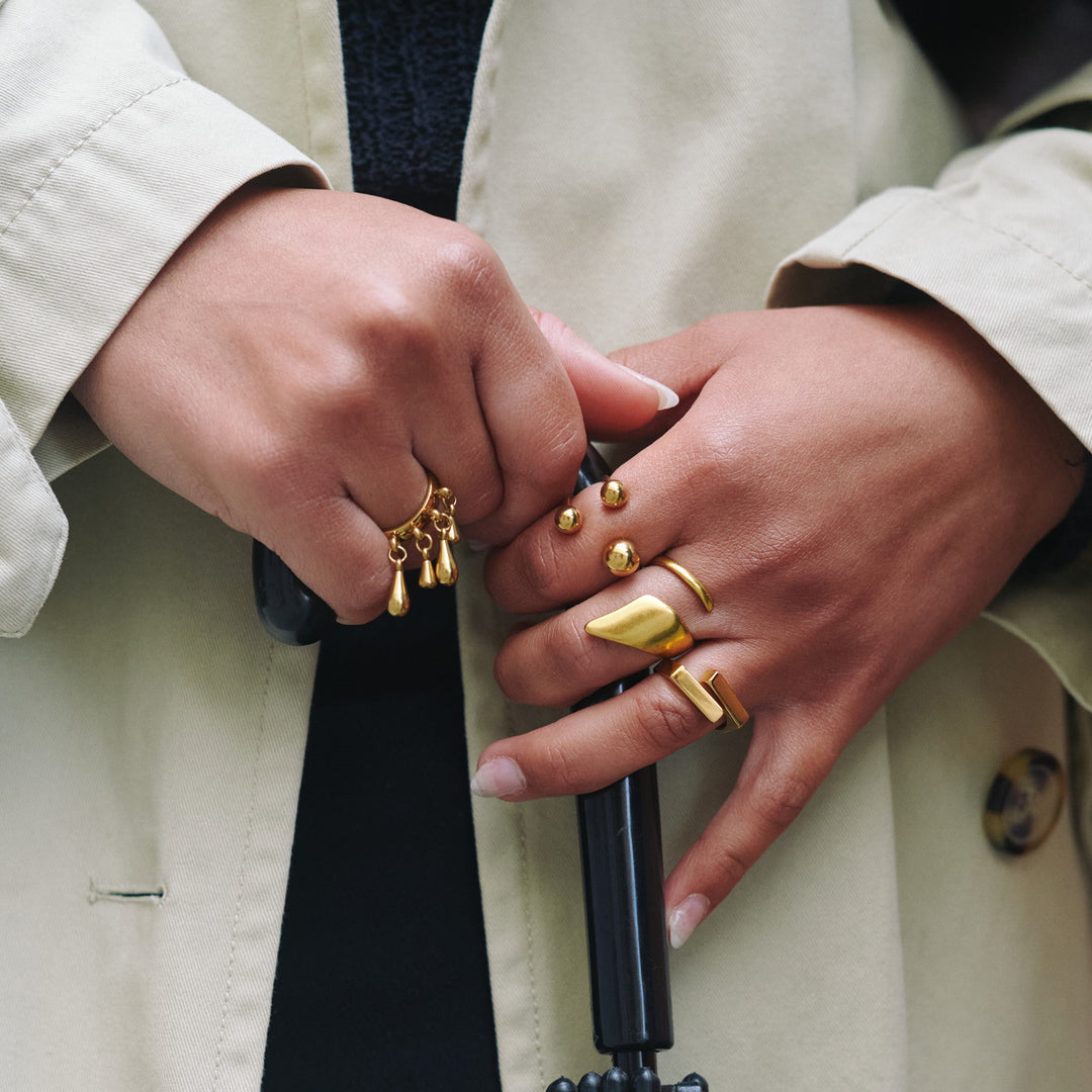 Ban - Sculptural Wrap Ring Stainless Steel
