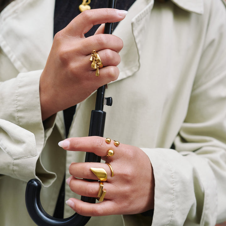 Ban - Sculptural Wrap Ring Stainless Steel