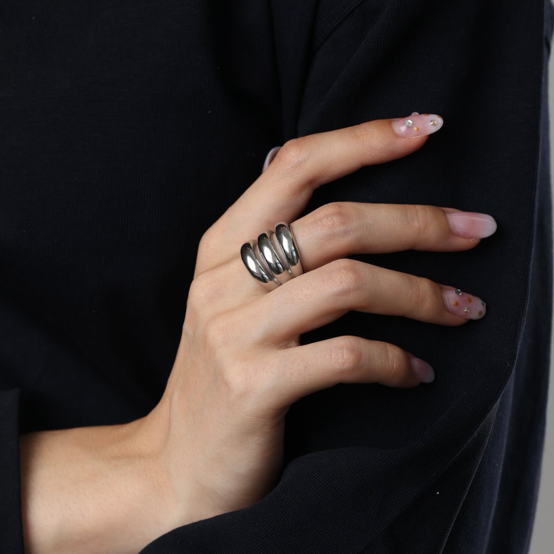 Daga - Triple Ring Stainless Steel