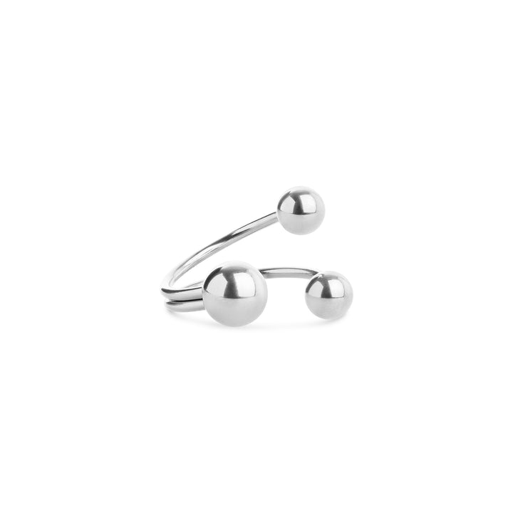Ida - Metal Bead Ring Stainless Steel